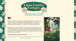 Desktop Screenshot of cajuncottages.com
